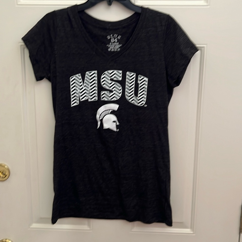 Michigan State Charcoal Grey Short Sleeve Tee.  XL